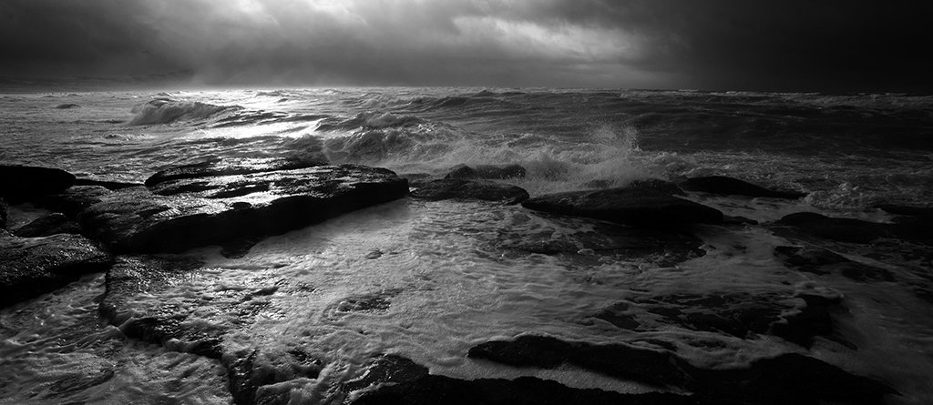 storm op zee
